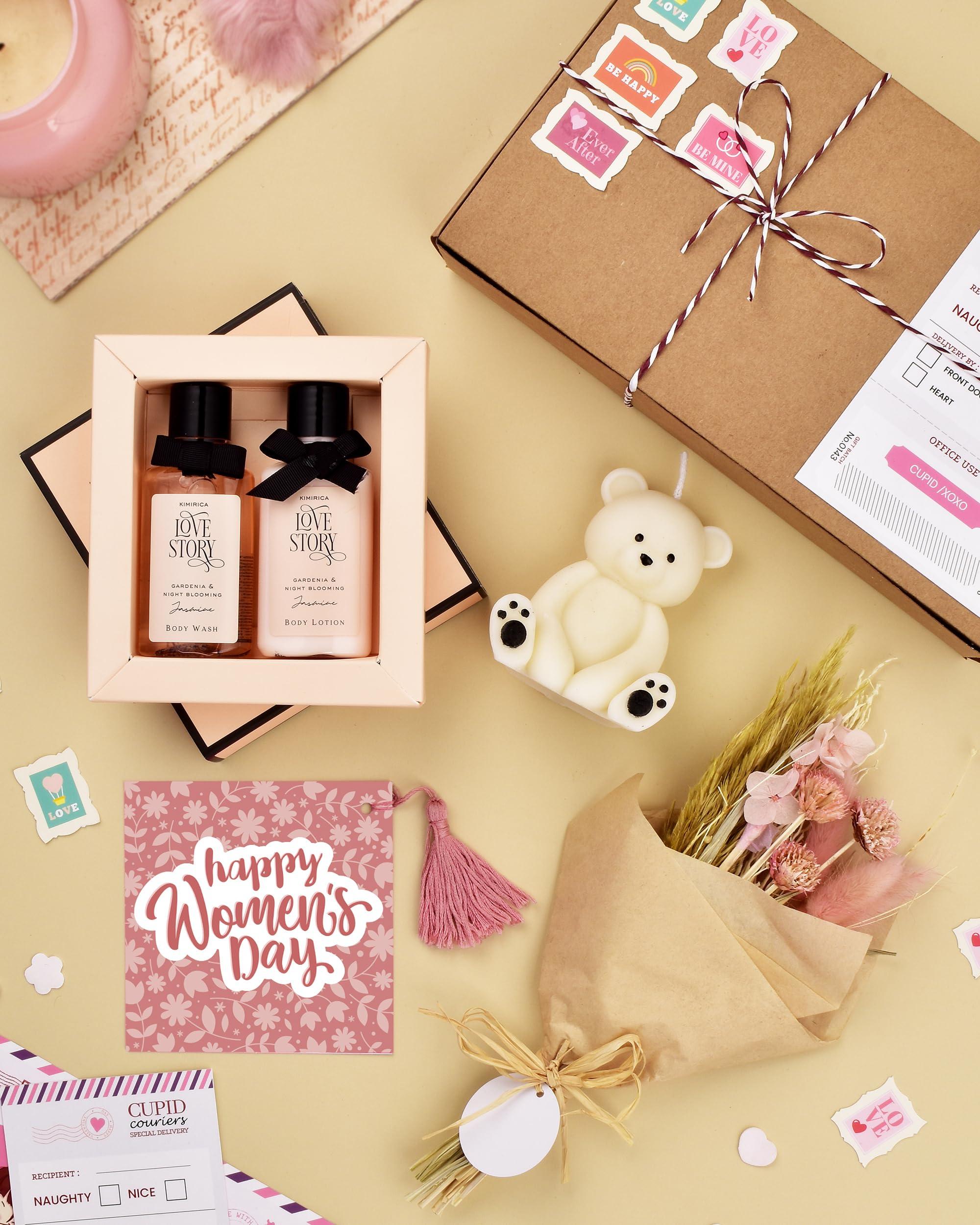 HYPERFOODS Hyperfoods Womens Day Gift For Ladies Gift For Mother Gift For Her Gift For Mom Womens Day Gift Hamper Happy Women's Day Gift Women's Day Gift Box Gift Card Bouqet Gift for Girls