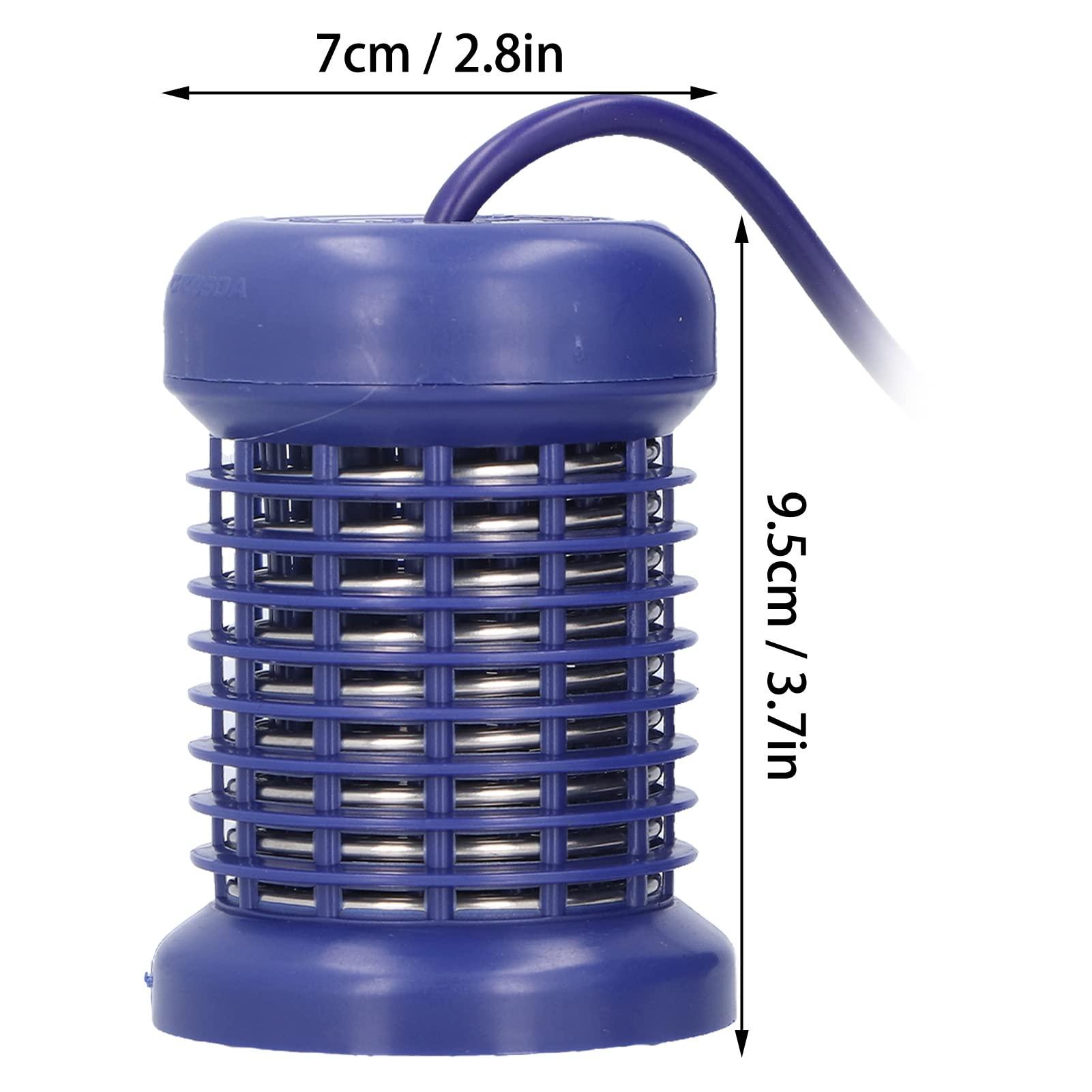 Fabater Detox Array Ion Head, Durable Detachable Stainless Steel Foot Bath Ion Head for SPA for Beauty Salon for Health Center(Yu Bencao Blue Double Hole-Removable and Washable)