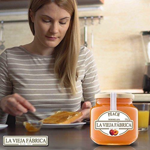 La Vieja Fabrica La Vieja Fabrica Jam Combo Pack of Peach jam 350g and Blackcurrant jam 285g