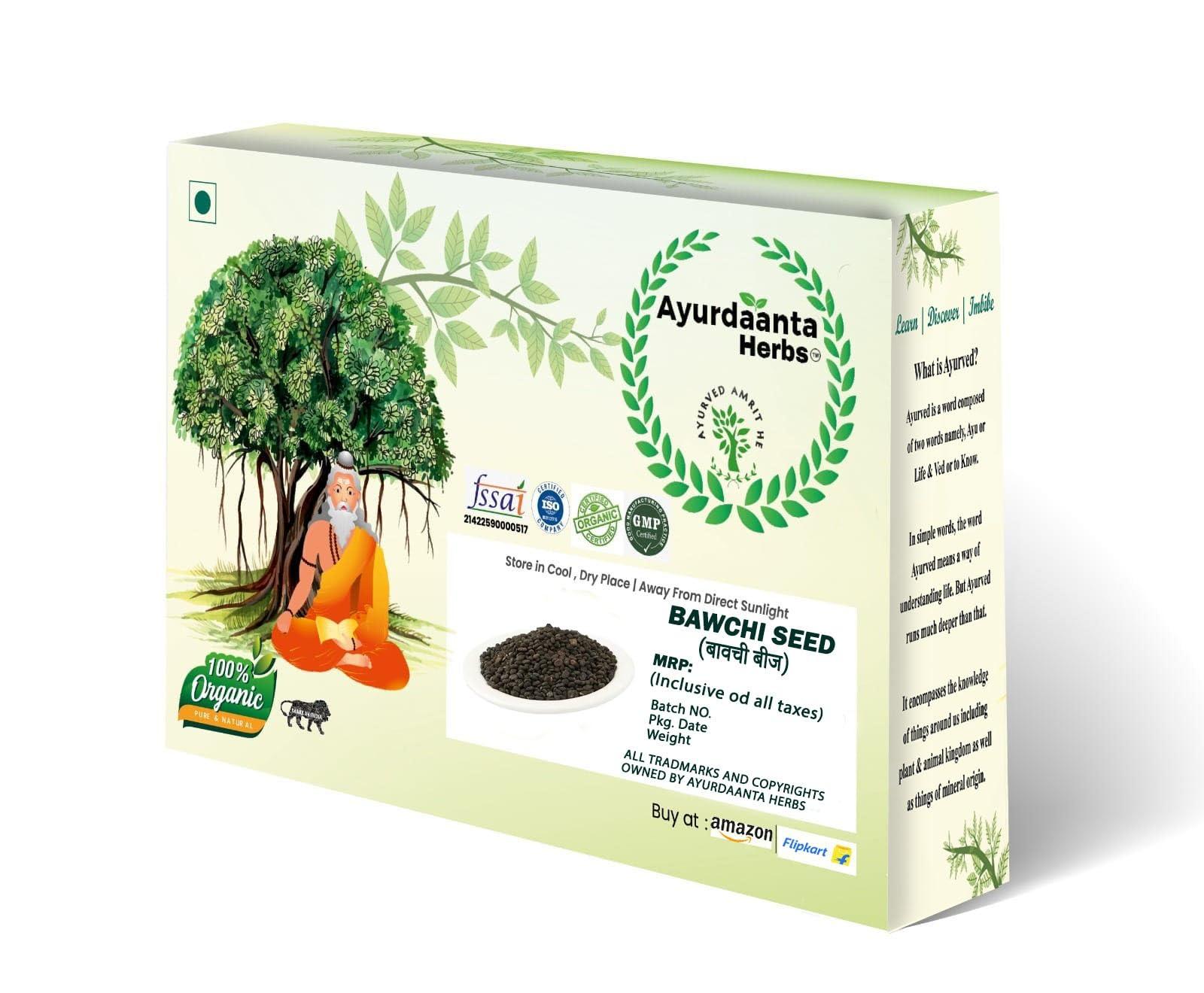 Ayurdaanta Herbs Ayurdaanta Herbs - Bawchi Seed 900Gr | Babchi | Baochi | Bawchi Seeds | Bauchi Seeds | Bawchi | Bakuchi | Psoralea Corylifolia | | 900Gr | 900Gr