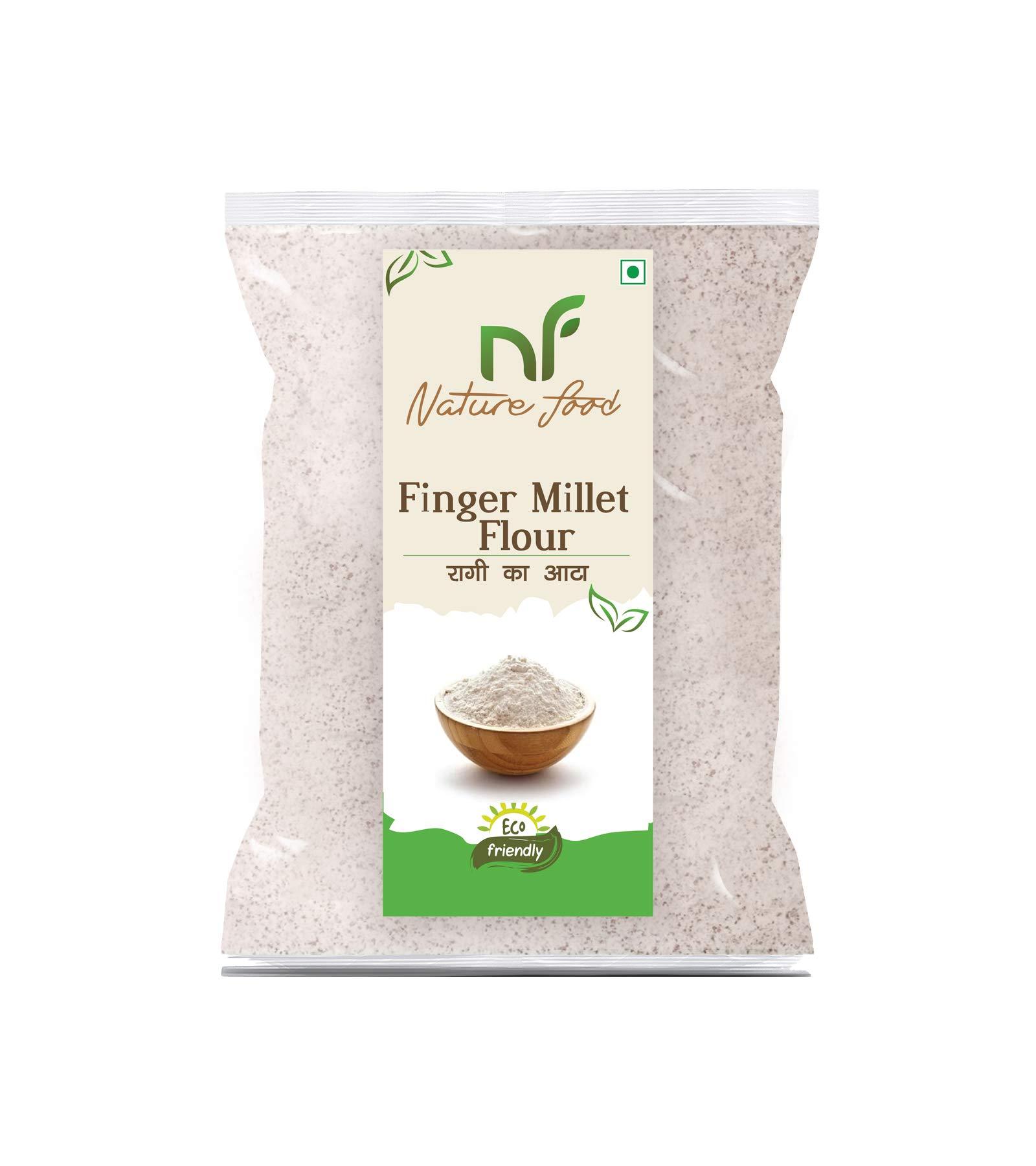Nature Food Nature Food Finger Millet Flour/Ragi Atta -4Kg Packing