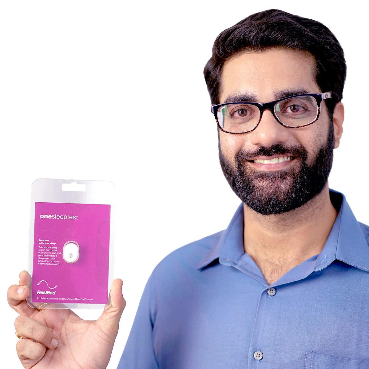 Resmed ResMed Home Sleep Test | Know Your Sleep Quality | Personalized Sleep Report | Advice from ResMed Sleep Coach