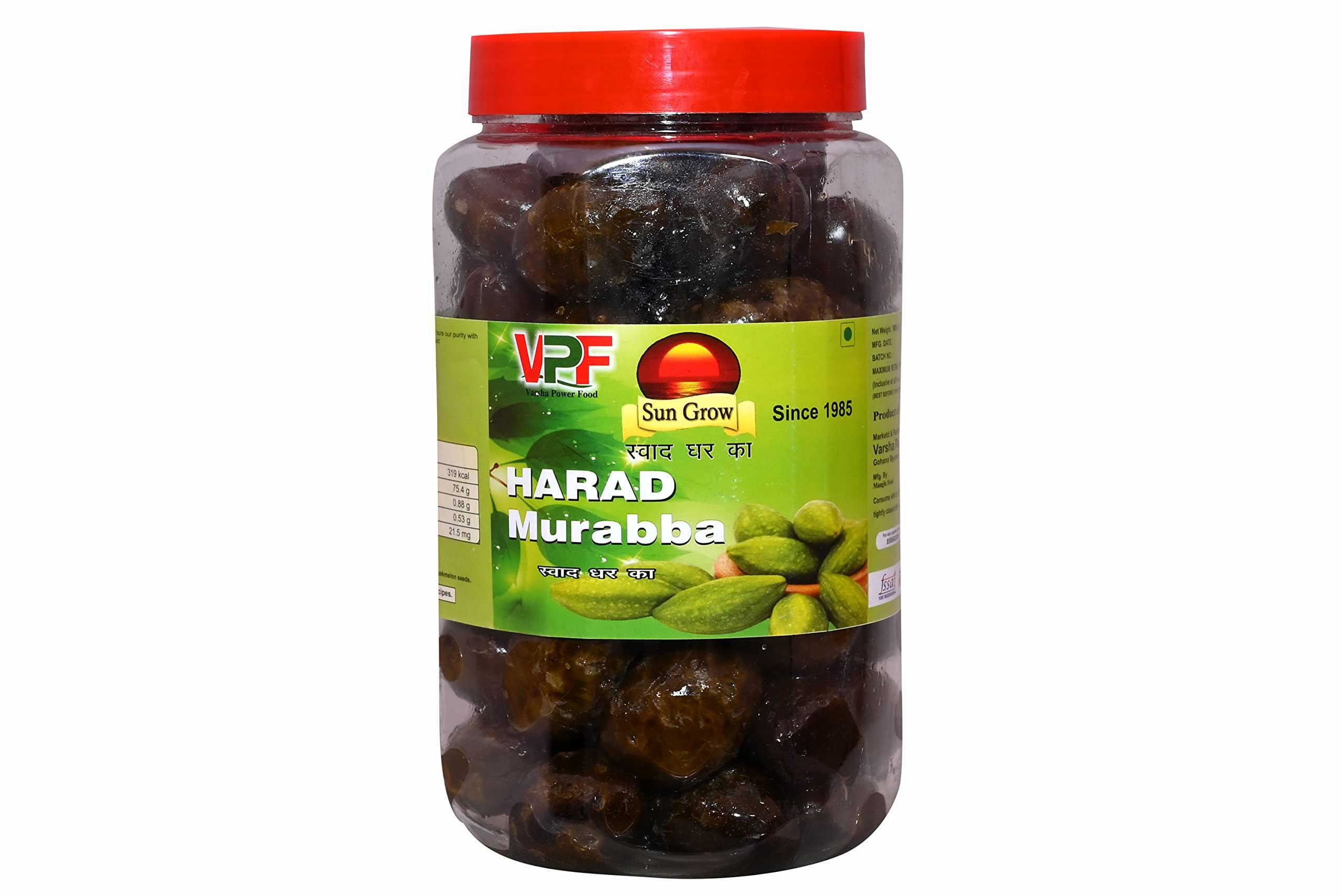 Sun Grow Sun Grow Organics Harad Murabba | 100% Fresh Harad with Homemade Taste & Pure Natural Healthy (900 Gram)