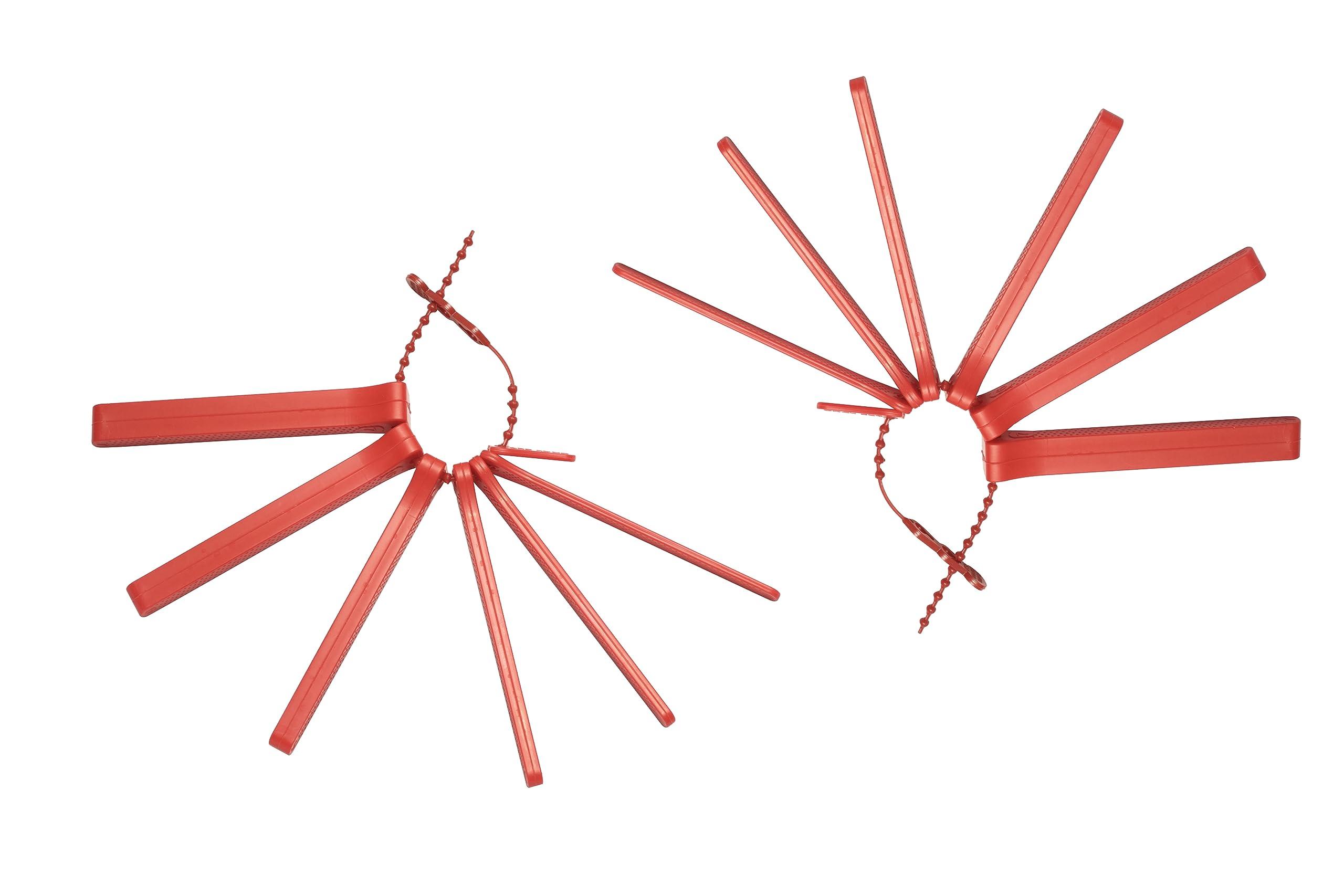 MJ Talk tools MJ Talk Tools Speech Therapy Talk Tools Jaw Grading Bite Blocks Reusable and Durable Therapy Tool (Red) -Pack of 2