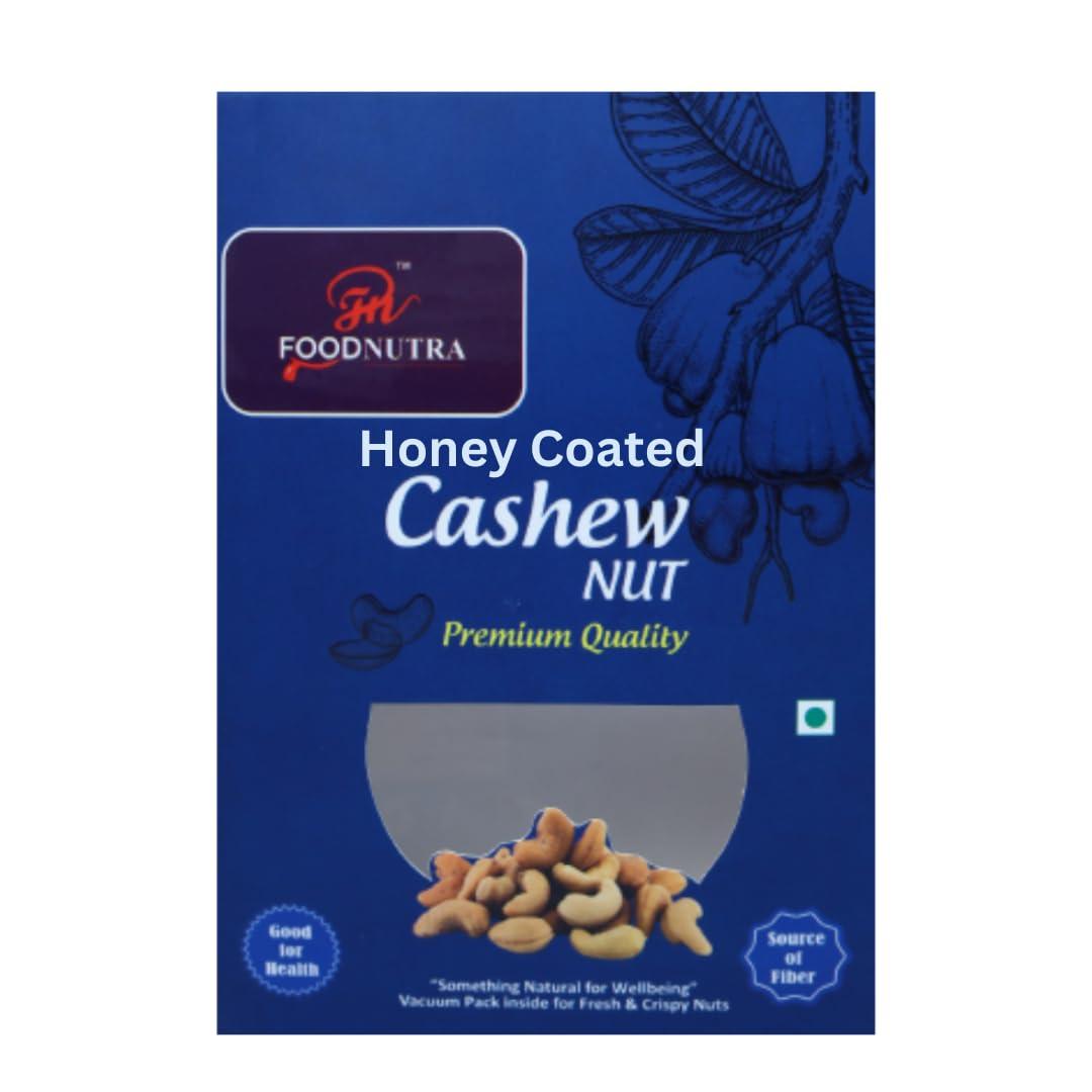 FOODNUTRA FOODNUTRA Premium Roasted Honey Coated Flavoured Cashew Healthy and testy Kaju (1000g)