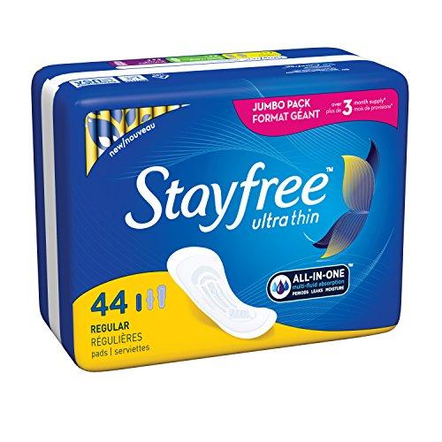 Stayfree Stayfree Ultra Thin Pads for Women Regular - 44 Count