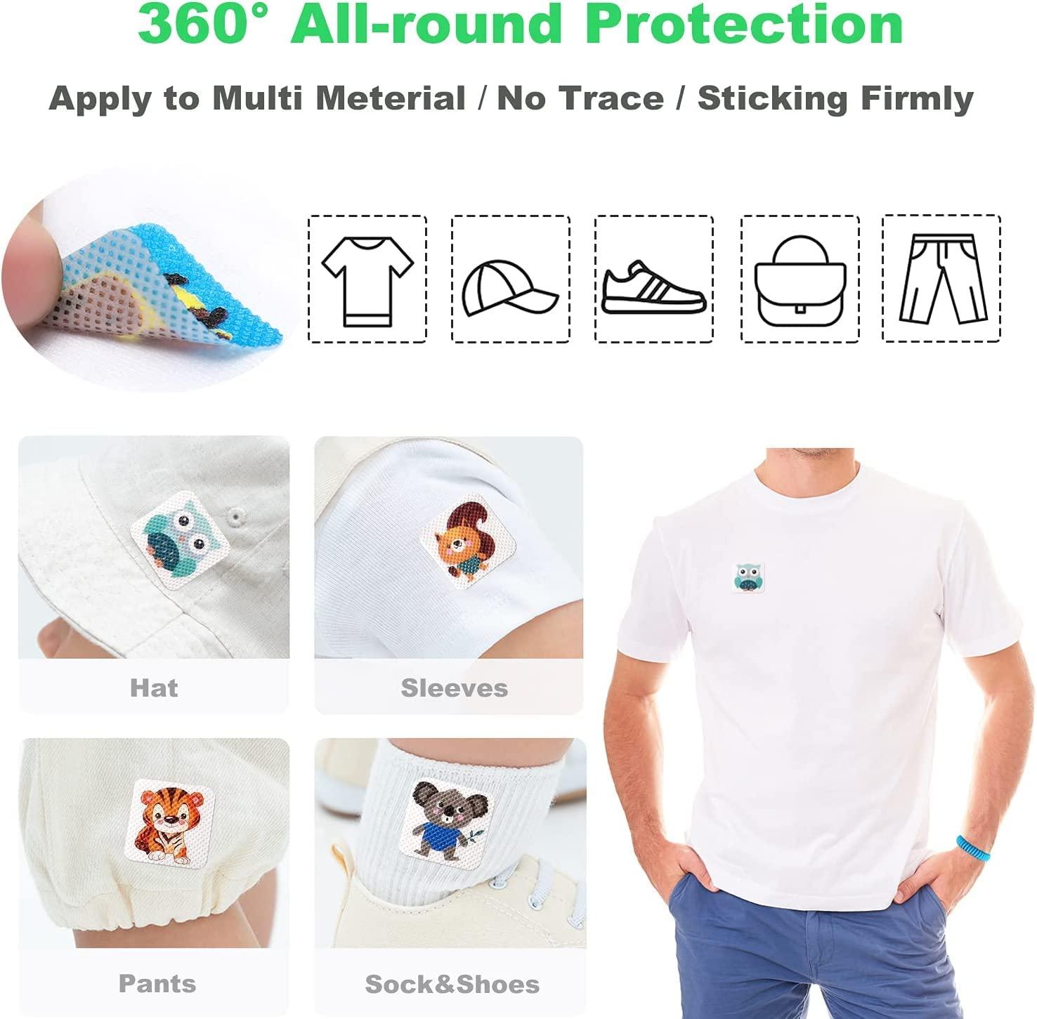 Deetto Mosquito Repellent Patches 100% Natural Repellent Mosquito Patches For Baby, Kids & Adult DEET Free Natural Citronella Mosquito Repellent Patchers Stickers for Travel Outdoor Indoor- Mix Design (1 PACK-36 PATCH)