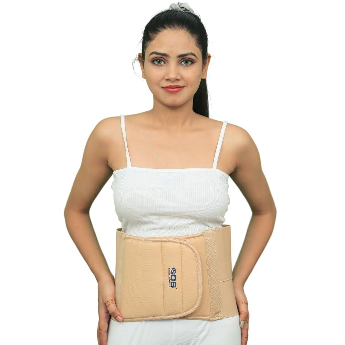 BOS MEDICARE SURGICAL BOS MEDICARE SURGICAL Abdominal Belt useful for Tummy reduction after pregnancy and post operative care provide compression and support to abdominal area (Large)