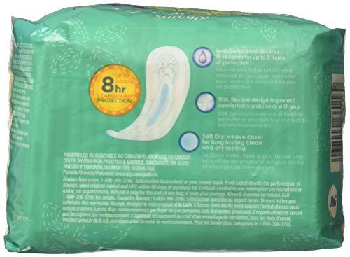 Procter And Gamble Always Pads Ultra Thin without Wings Regular 22 pads
