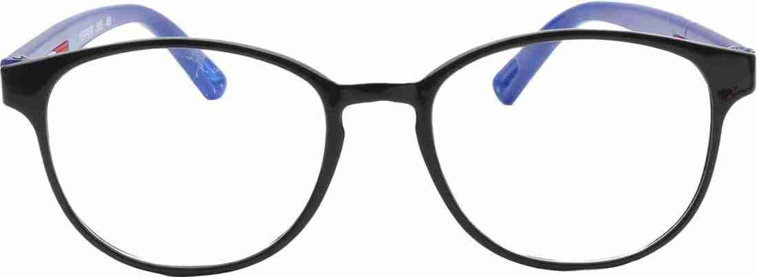 Spexx SPEXX Bifocal Reading Glasses For Men 1.00 1.25 1.50 1.75 2.00 2.25 2.50 2.75 3.00 Power Glasses Black And Blue Full Rim (Distance Plano / Reading +2.50, Anti Glare Bifocal Glasses)