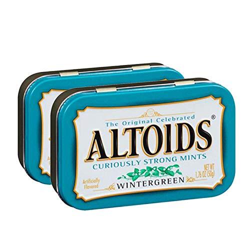 Altoids Altoids Curiously Strong Mints Wintergreen Pack of 2 Pouch, 2 x 50 g