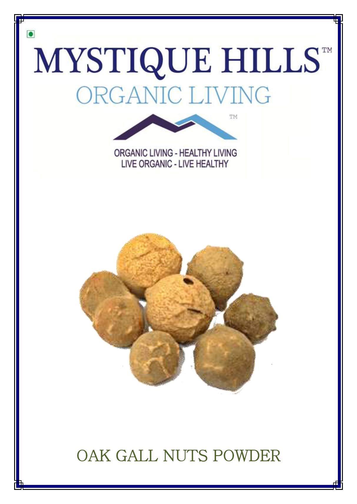 Mystique Hills - Organic Living Mystique Hills Organic Manjakani Powder, Oak Gall Nuts,Quercus infectoria, 200 g
