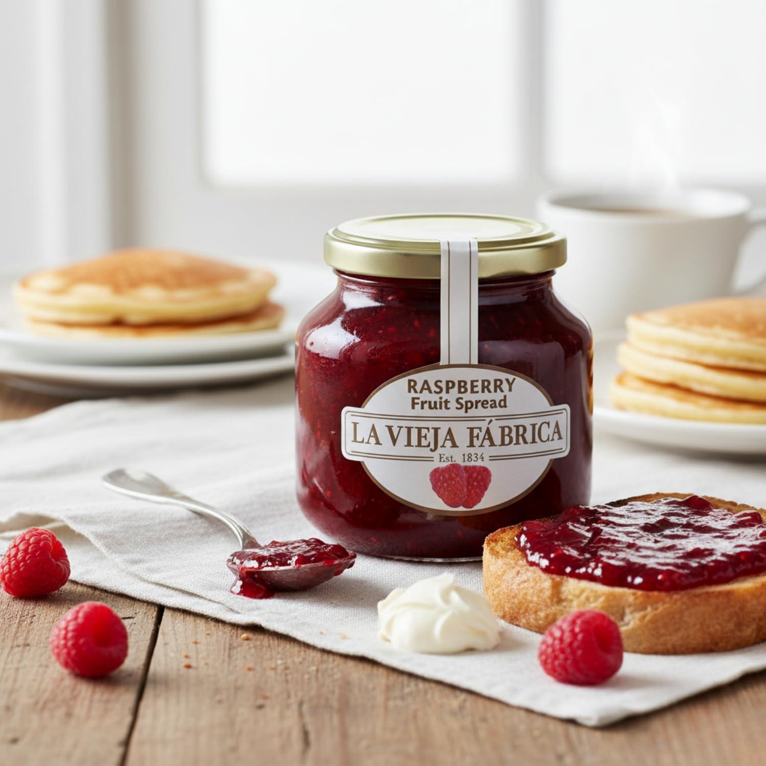 La Vieja Fabrica LA VIEJA FABRICA JAM Combo Pack of Blueberry jam 285G and Raspberry jam 350G