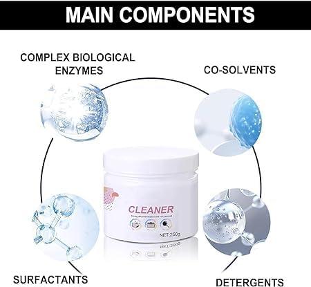 ALI SHIPPING Foam Rust Remover & All-Purpose Cleaning Powder Multi-Purpose Cleaner and Grease-Busting Soak for a Pristine Kitchen