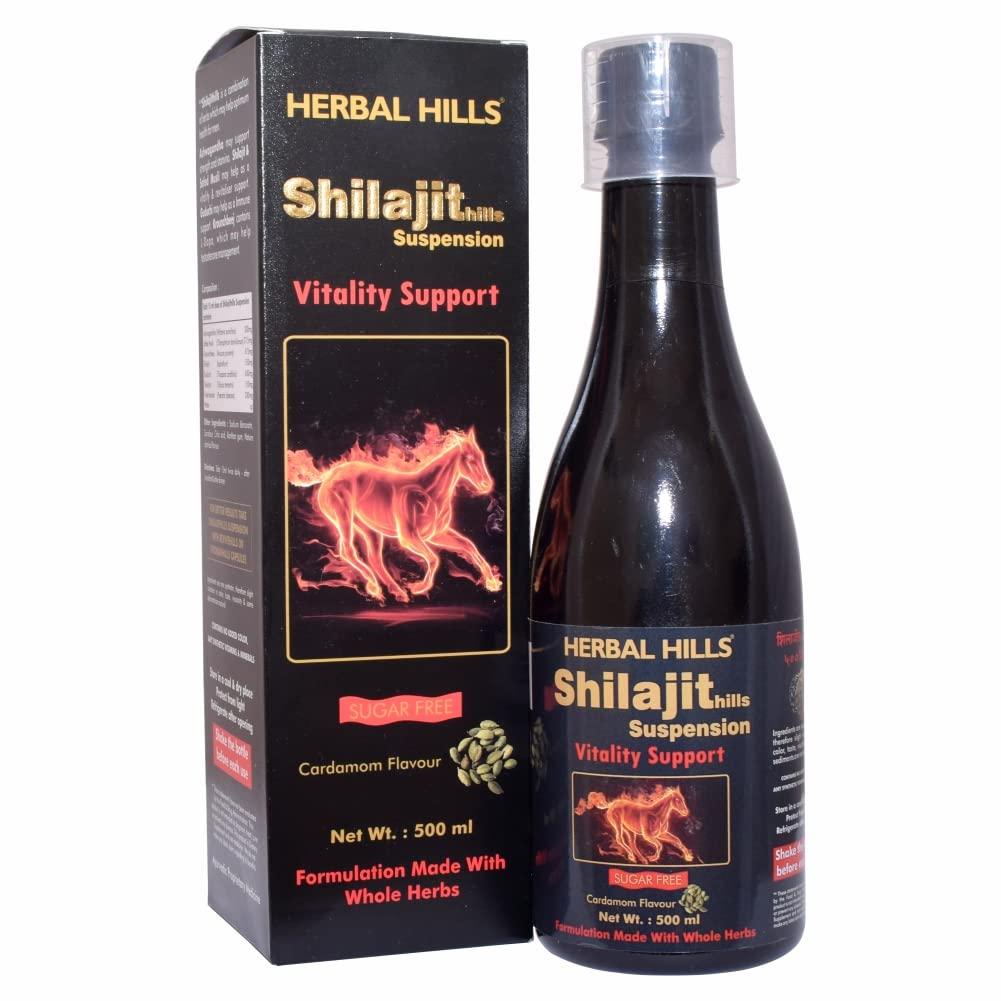 HERBAL HILLS Herbal Hills Shilajit Suspension (500 ML PACK OF 4)