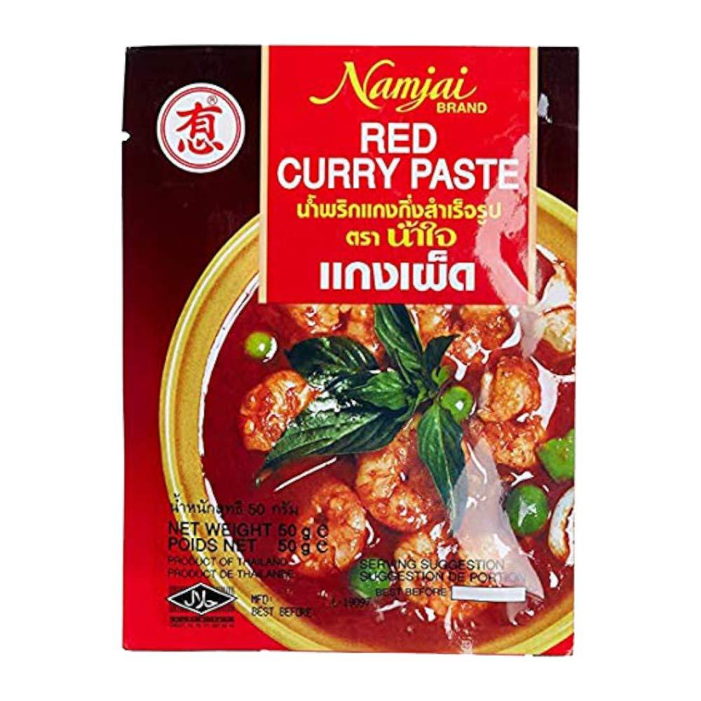 Namjai Namjai Red Curry + Green Curry Paste Combo, 2 x 50 g