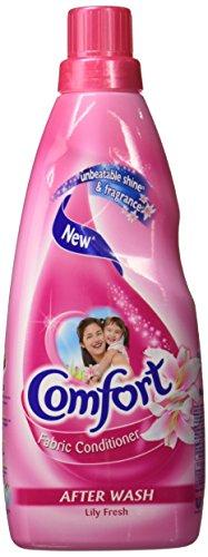 Comfort Comfort After Wash Lily Fresh Fabric Conditioner (Fabric Softener) - For Softness, Shine And Long Lasting Freshness, 860 ml