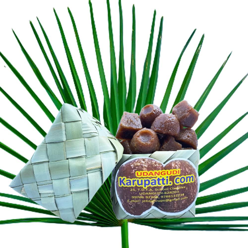 Generic UDANGUDI Karupatti Sukku Karupatti(Sillu Karupatti) - Natural Palm Jaggery with Dry Ginger, Sillu/Sukku Karupatti(Pack of 500-G)