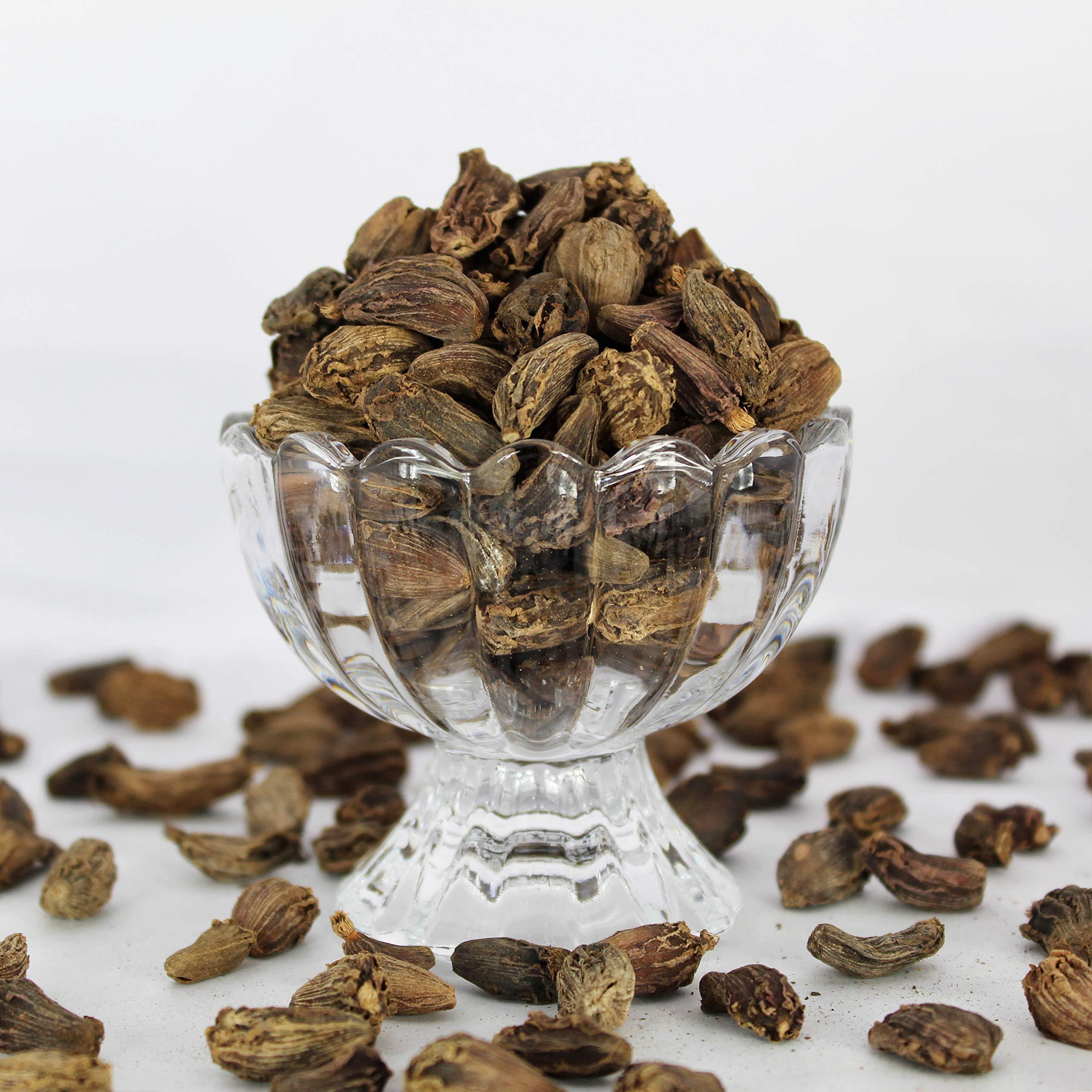 Swiss Naturals Swiss Naturals Black Cardamom | Kali Elaichi | Badi ilayachi Whole | Big Cardomon Whole, 400gm