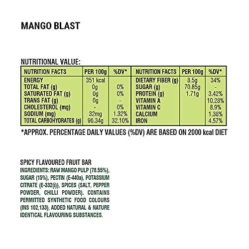 Naturo Naturo (Mango Blast Gift Combo: 10 Packs of 10 Bars Each)