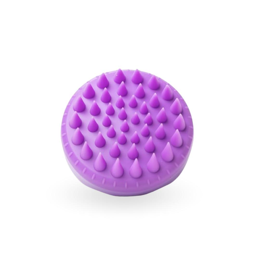 Beutifly Beutifly Hair Accessories | air Scalp Manual Massager Shampoo Brush with Soft Silicone Bristles for Anti Dandruff, Exfoliating Care (Purple)