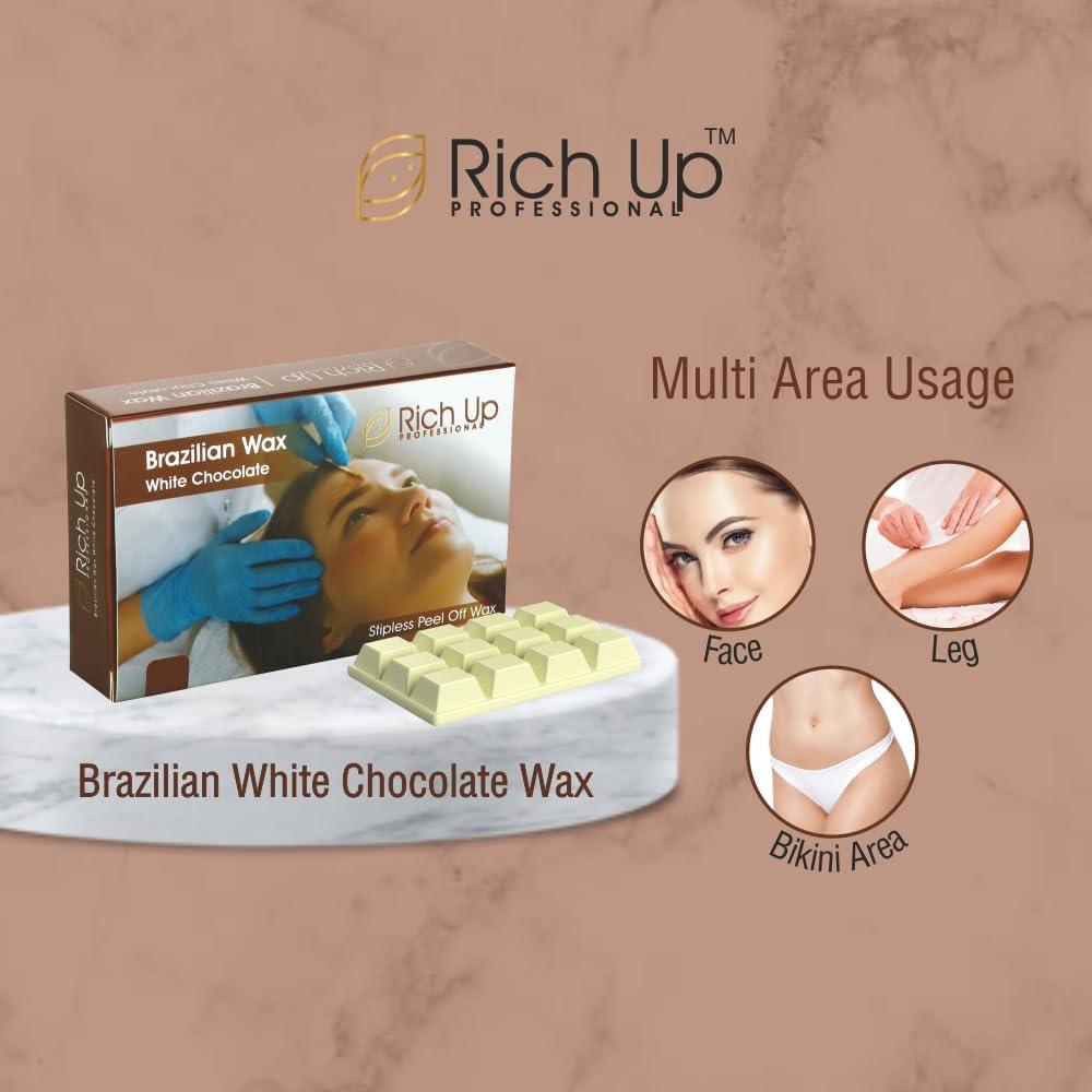 RICH UP PROFESSIONAL RICH UP 400gm Brazilian wax - White chocolate flavor