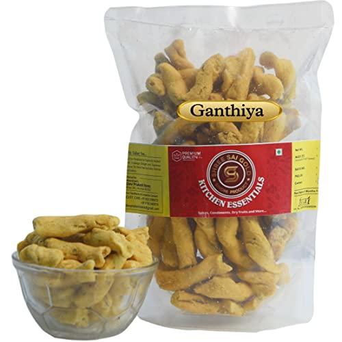 SSG SSG Soft & Fresh Sindhi Ganthiya Namkeen of Organic Besan (800 gm)