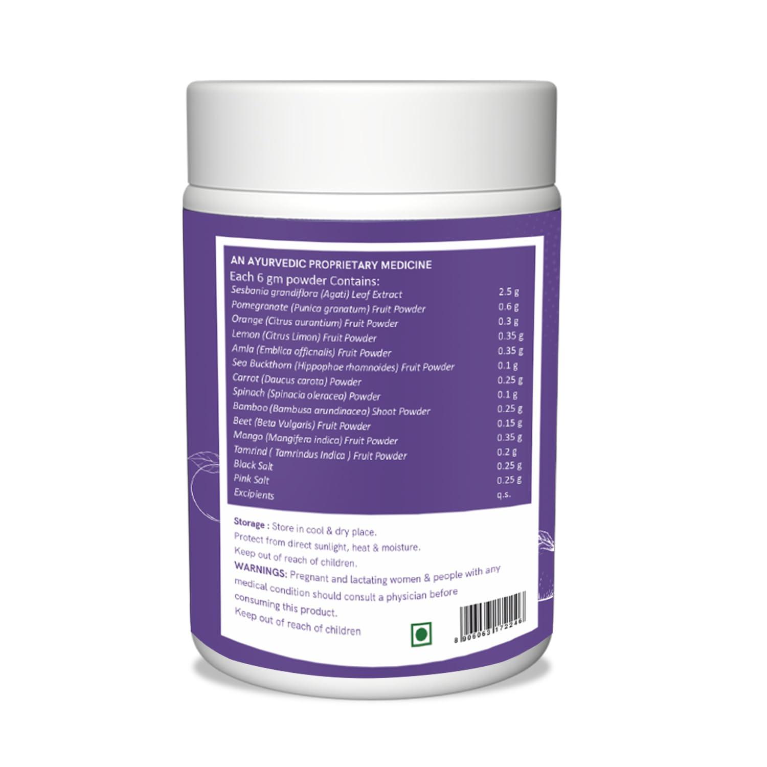 EXOTIC LEAF EXOTIC LEAF Plant Based Biotin Powder Hair 10000Mcg Supplement|For Men&Women|Hair Growth With Natural Sesbania,Amla,Bambo&Orange|Hair For Control|Healthy Hair,Skin&Nails|Pack Of 200G