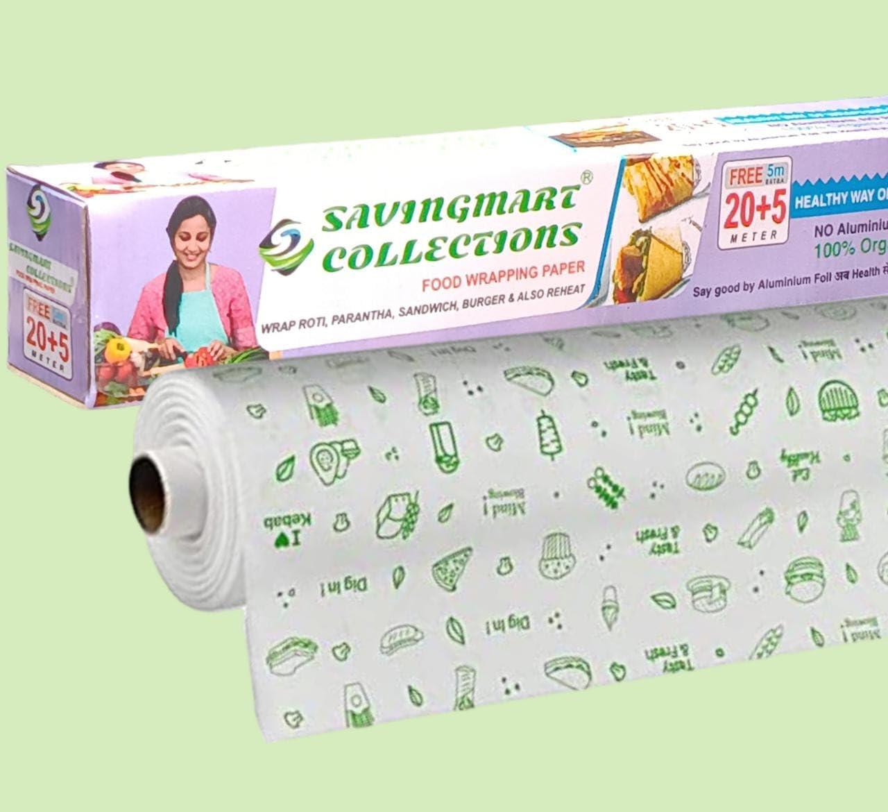 SAVINGMART COLLECTIONS 25 MTR Food Wrapping Butter Paper