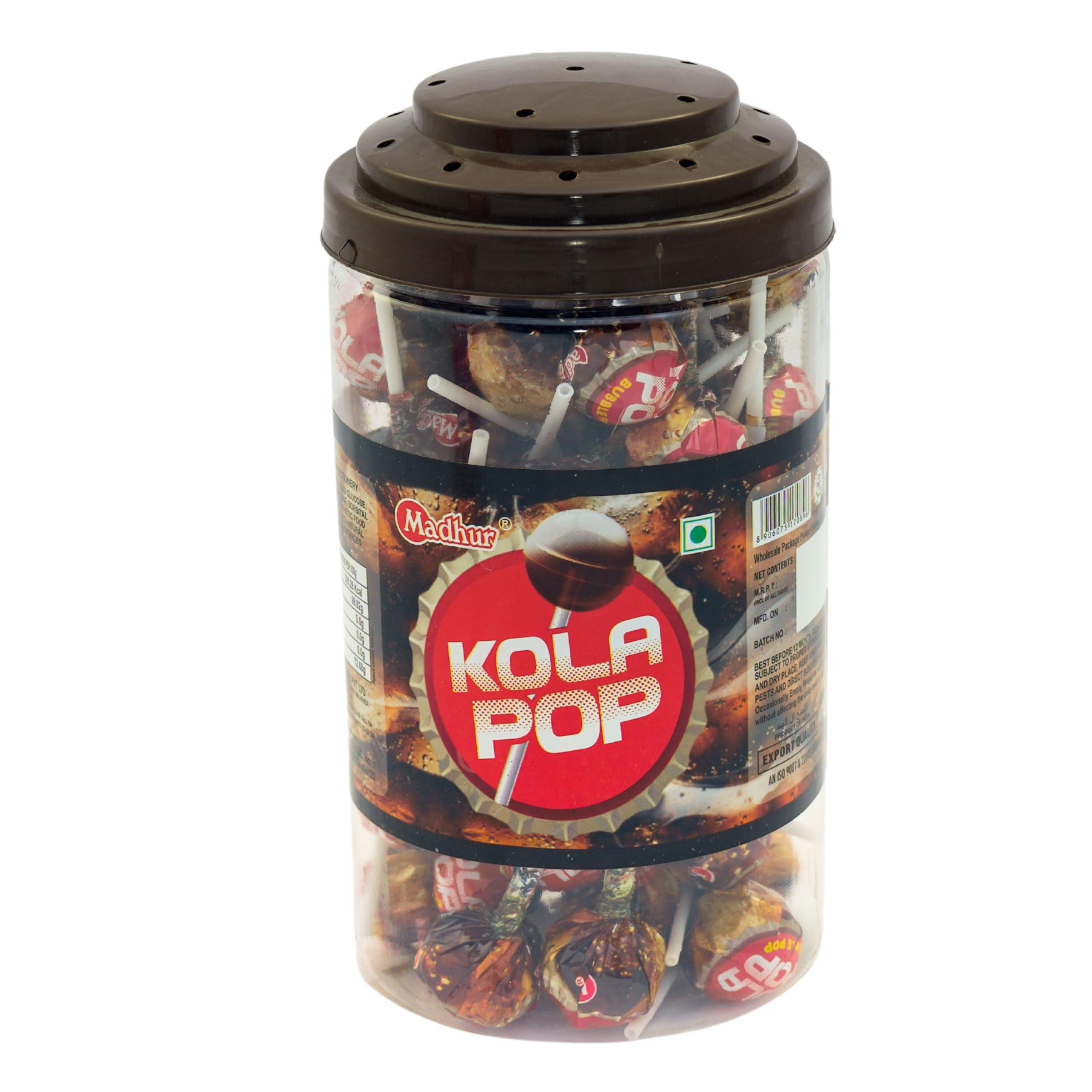 MADHUR Madhur Cola Flavored Kola Pop Lollipop | Cola Pop Candy |
