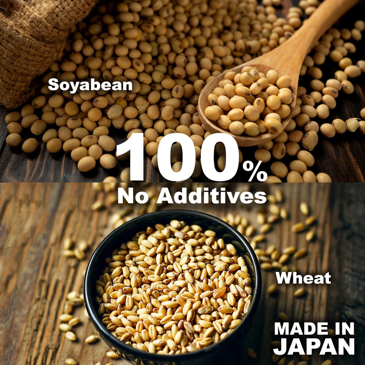 Kikkoman Kikkoman Naturally Brewed Soy Sauce - 500ml | Made in Japan, All Purpose Seasoning - 4 ingredients- Soy Beans, Salt, Water, Wheat | Vegetarian, No Added Colour or Preservatives