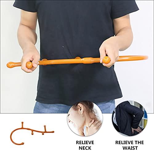 FOMIYES FOMIYES Back Hook Massager Back and Neck Massager Tool Personal Handheld Self Massage Hook Trigger Point Deep Tissue Massage Tool