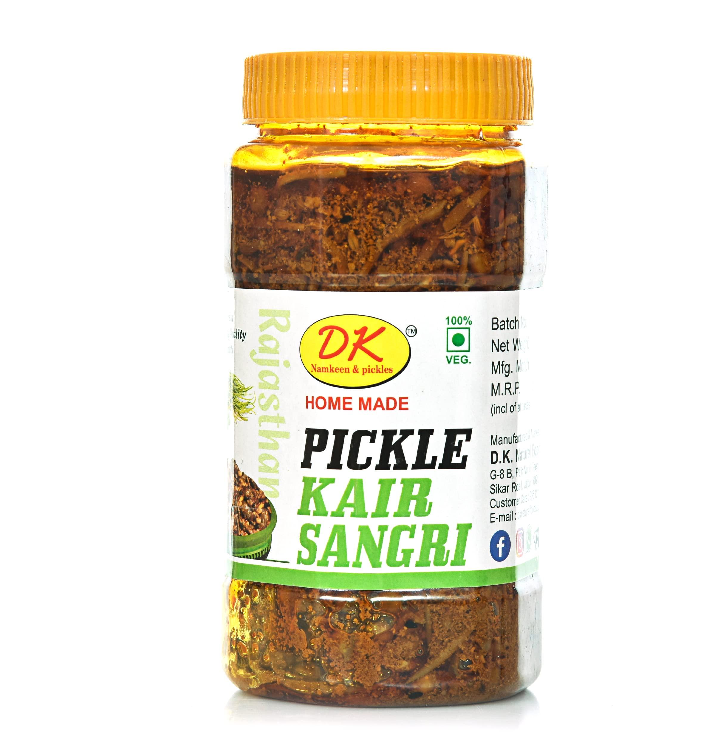 DK NAMKEEN & PICKLES DK Pickles Rajasthani Homemade Ker Sangri and Marwadi Mirchi Pickle Tenti Green Chilli Pickle teet sangri pickles Homemade Ker Sangri Pickle Ghar Ka Achar