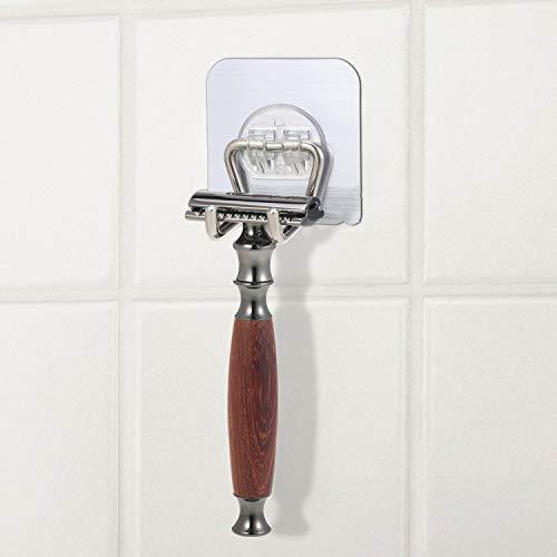 Qnotici Double-Edged Shaving Razor Safety Beard Razor with Long Natural Bamboo Handle Mustache Removal Shaving Tool Fashionable Sustainable and Durable