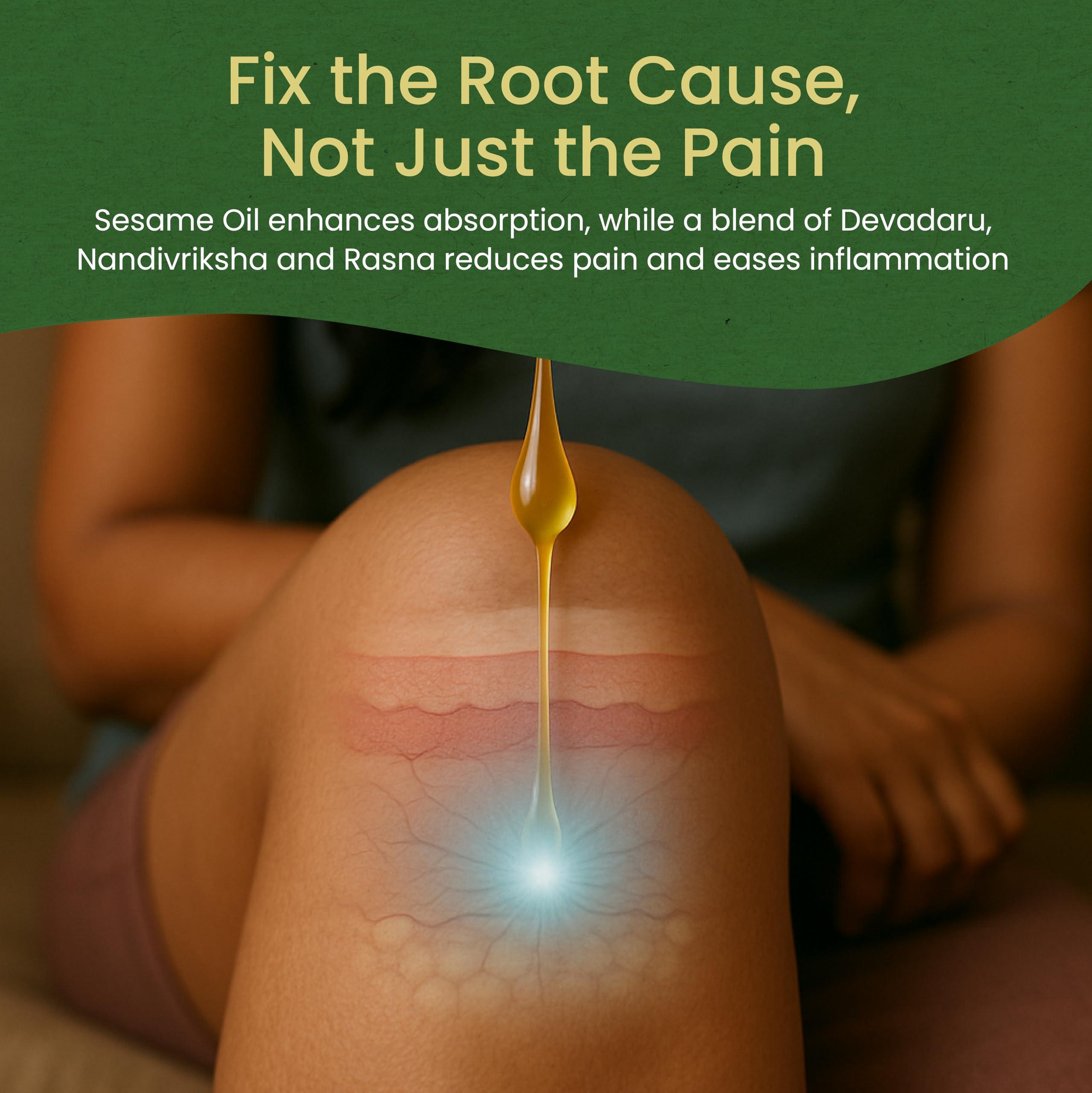 KERALA ayurveda Kerala Ayurveda Myaxyl Oil - 200 ml | Ayurvedic Medicine Pain Relief from Joint, Muscle, Knee, Heel & Back | Ideal for Flexible Joint & Neck | Helps Ease Pain (pack of 2)