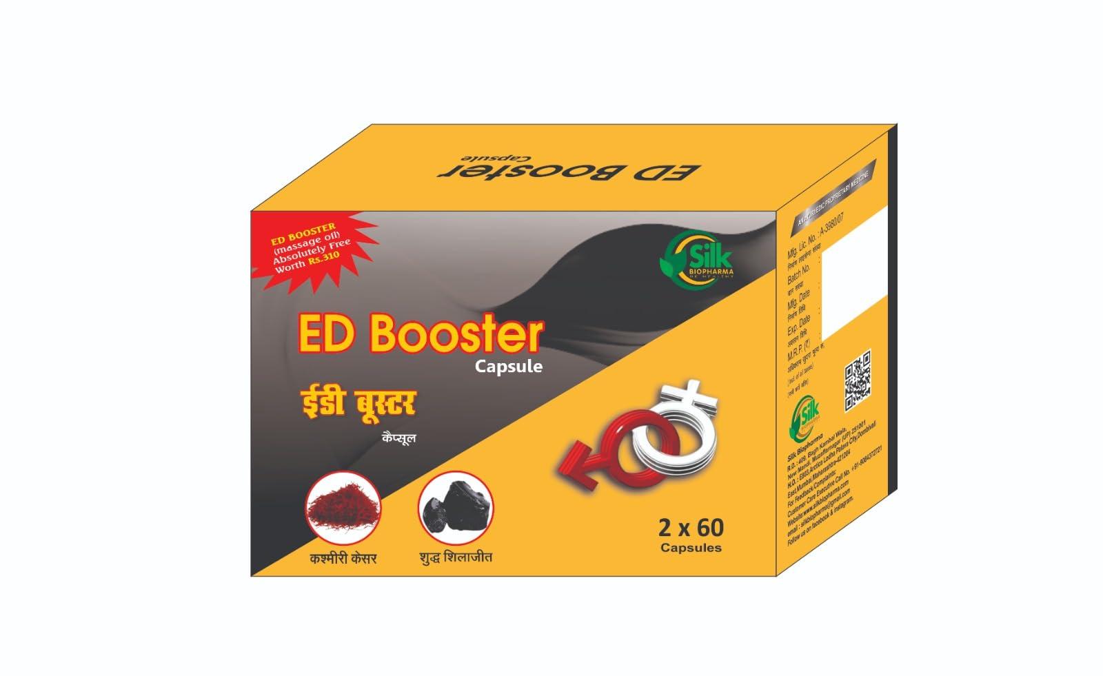 silk biopharma ED Booster capsule (60 caps)