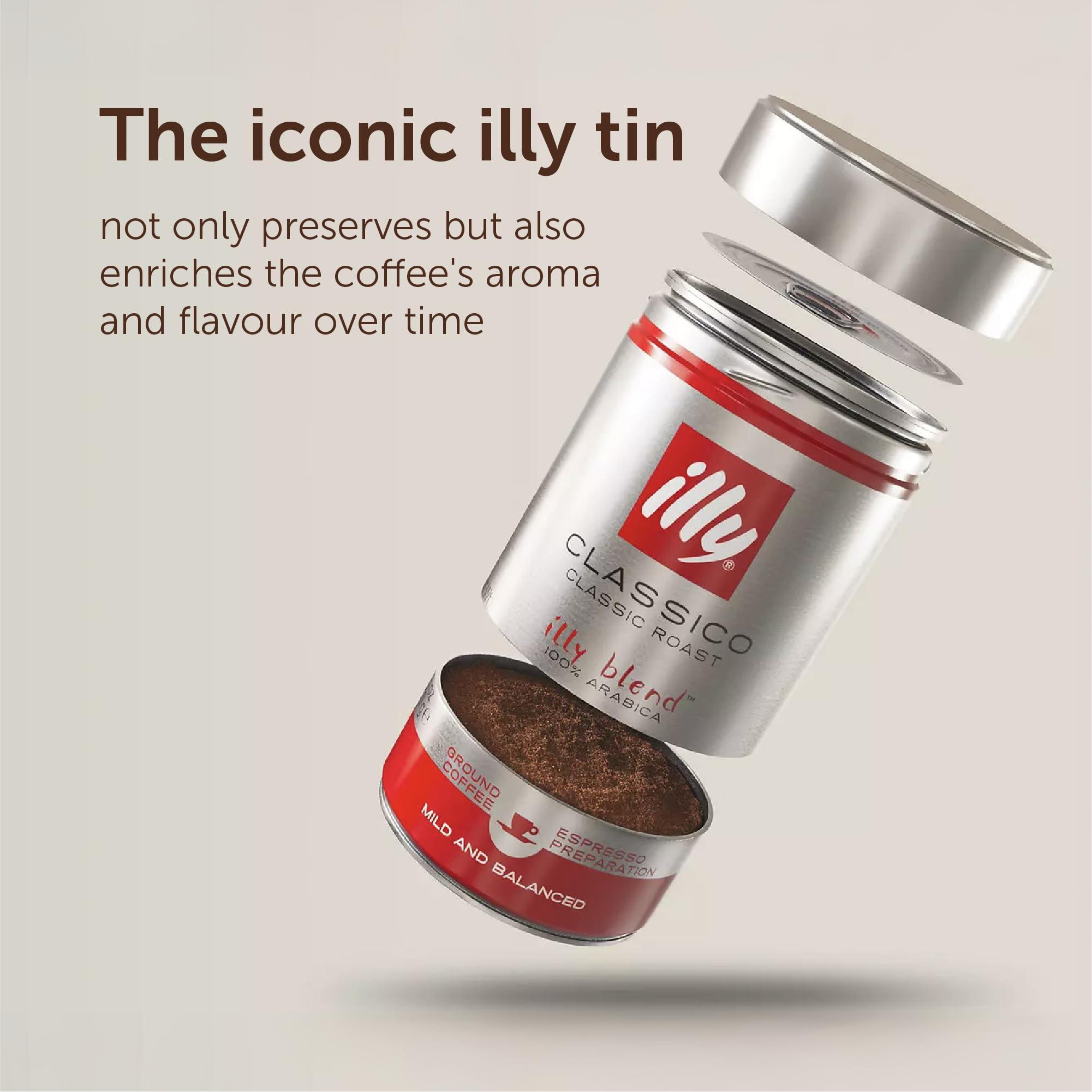 Illy Illy Decaffeinated Coffee Beans, 250g Tin