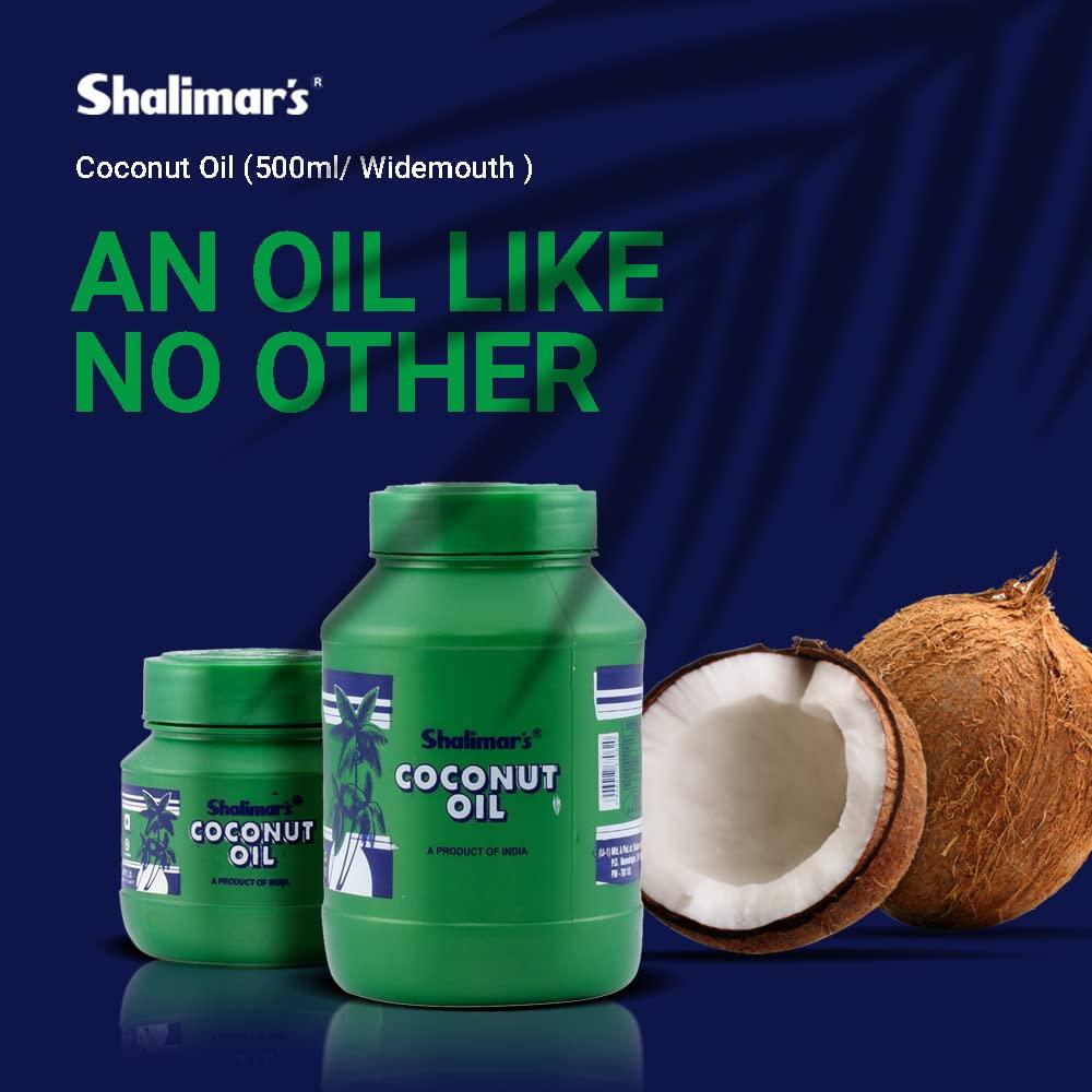 SHALIMARS SHALIMARS Coconut Oil Wide Mouth 100ml Pack of 4