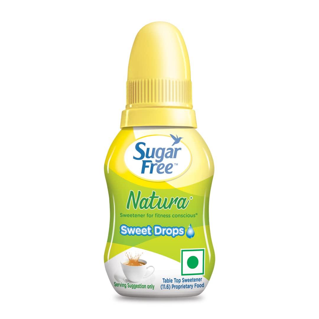 Sugar Free Sugar Free Green 100% Natural Sweetener and Sugar Substitute - 300 Pellets & Natura - Sweet Drops 10ml