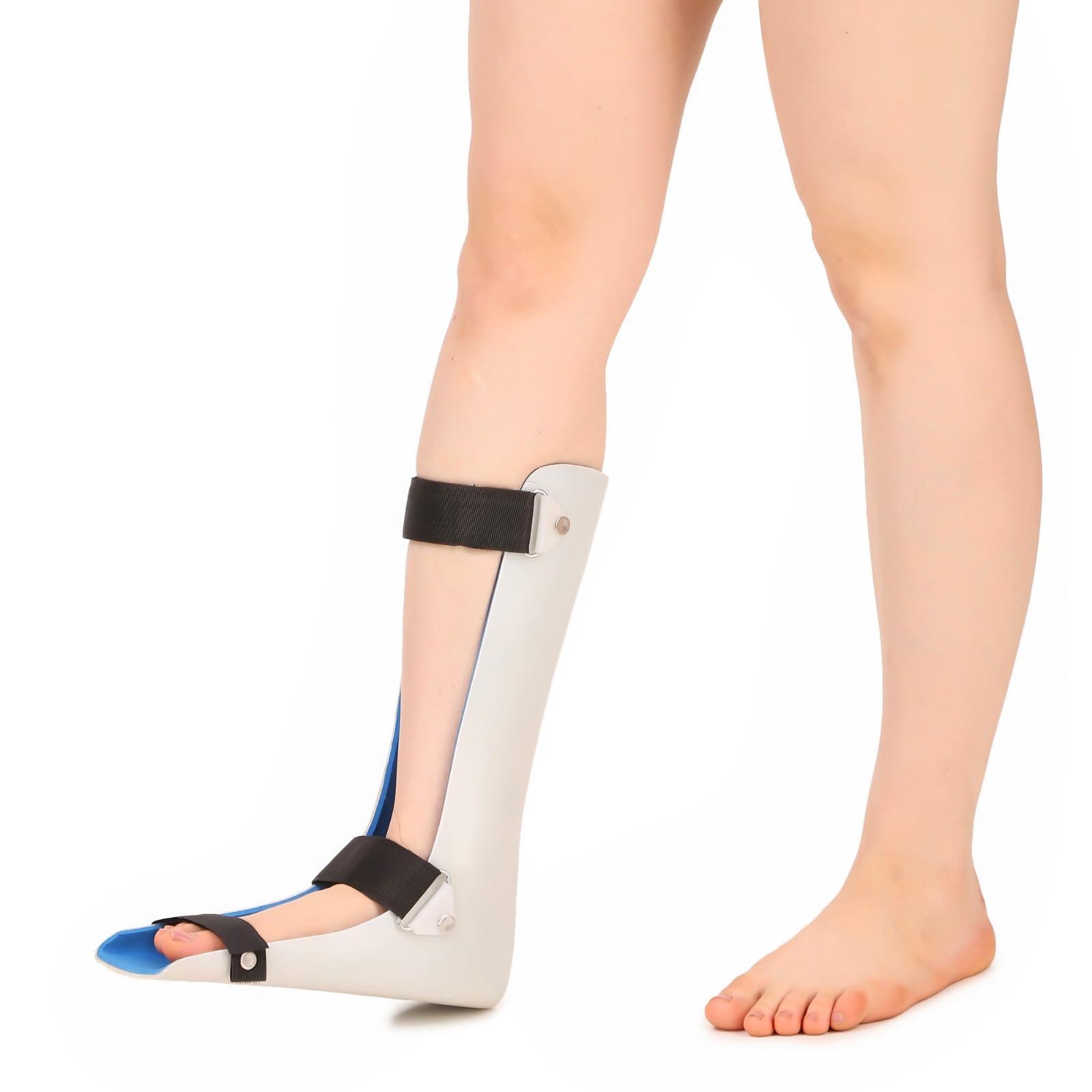 Medilink Medilink Foot Drop Splint Left leg padded (With Liner)- orthopedic ankle foot brace stabilizer (left)(small)