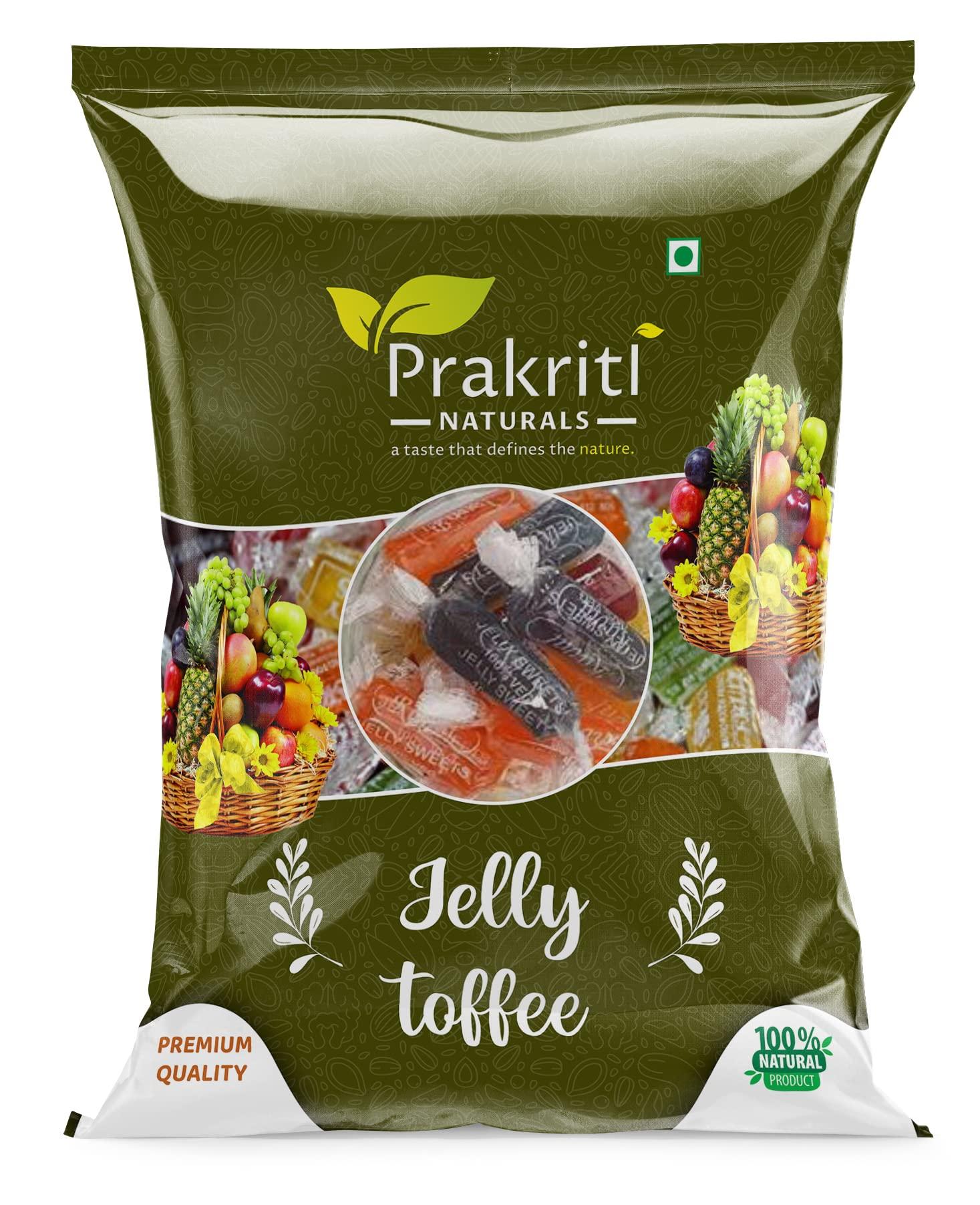 Prakriti Naturals Prakriti Naturals® Jelly Soft Candy | Jelly Toffee | Colourful Jelly | Jelly Candy | Jelly Chocolate (200 Grams)
