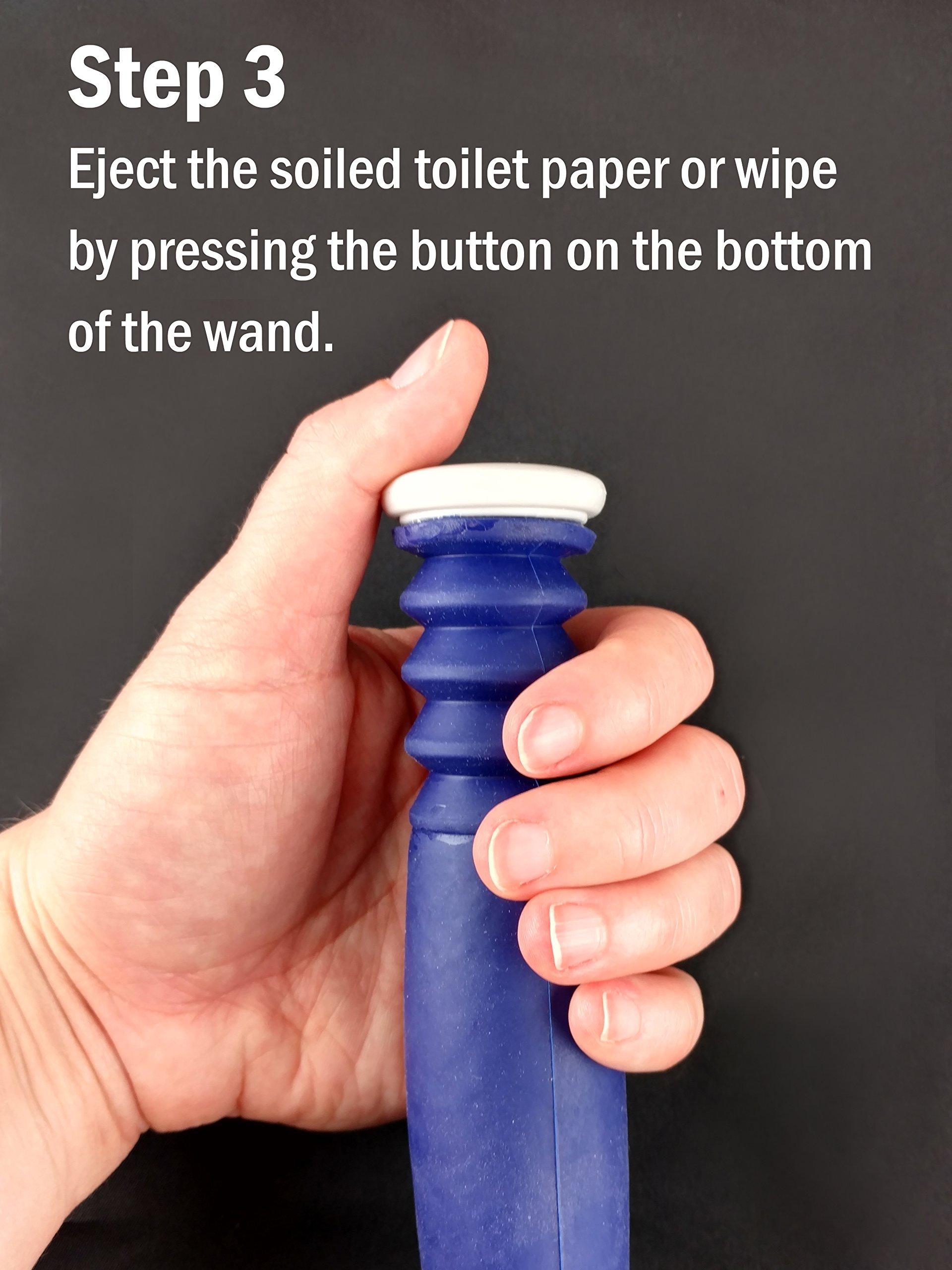 BodyHealt BodyHealt Toilet Aid & Wipe Aid - Toilet Aids Tools, Long Reach Comfort Wipe. Bottom Buddy Toilet Wiping Aid - Ideal Daily Living Self Assist Toileting Aid for Disabled - Wipe Extender(Color May Vary)