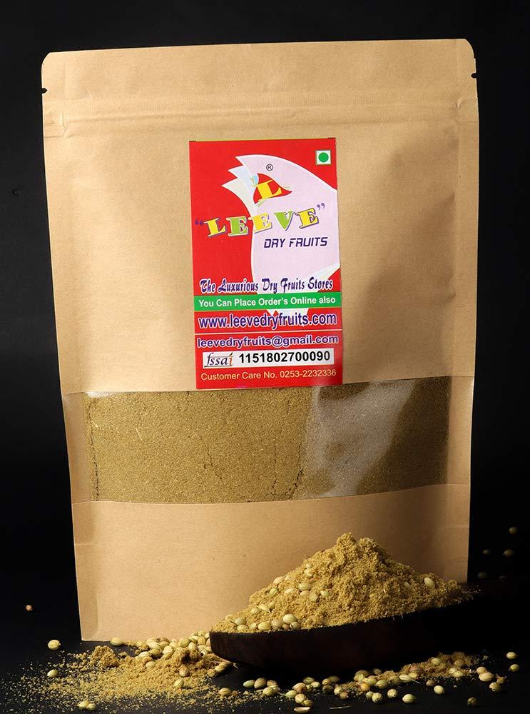 LEEVE DRY FRUITS LEEVE DRY FRUITS Organic Spices Masala Fresh Whole Shelam Coriander Corriander Seed Powder Dhania Dhaniya Powder 400gram Packet Flax |Pack of 1|