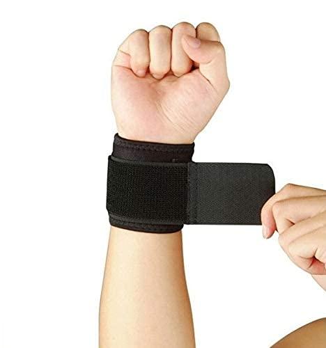 JTC JTC Sweatband Wrist Band/Wrist Support for Gym and Sports Activities Pack of 2