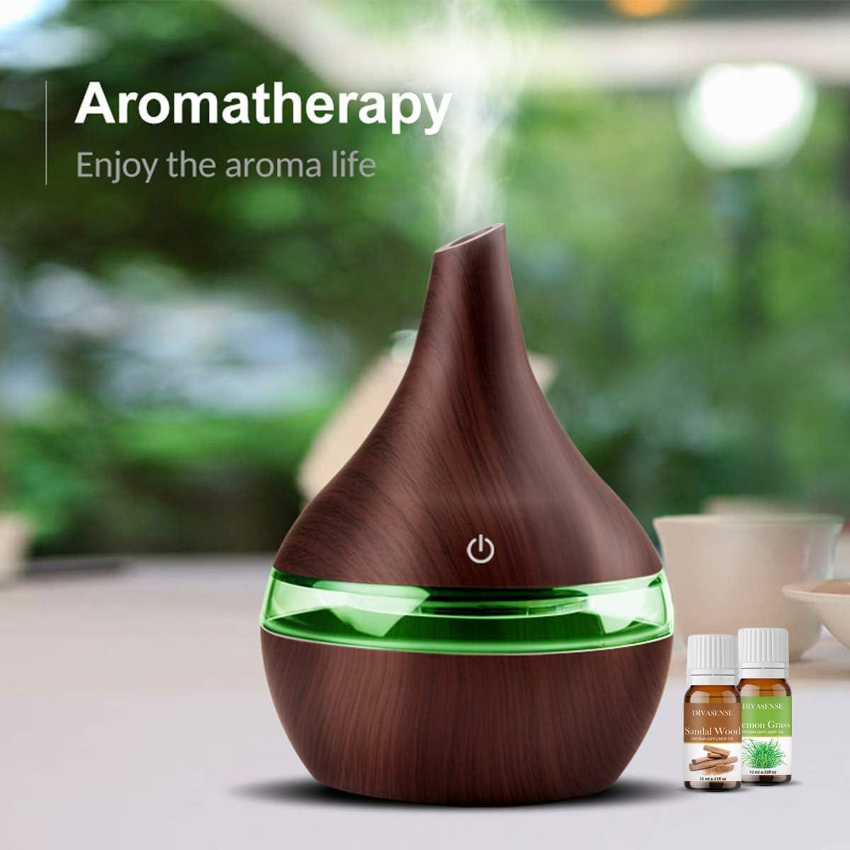 DIVASENSE DIVASENSE Aroma Diffuser Oil Set - Lemongrass (10ml Each) Pack of 4| Home Fragrance & Aromatherapy | Meditation/Yoga