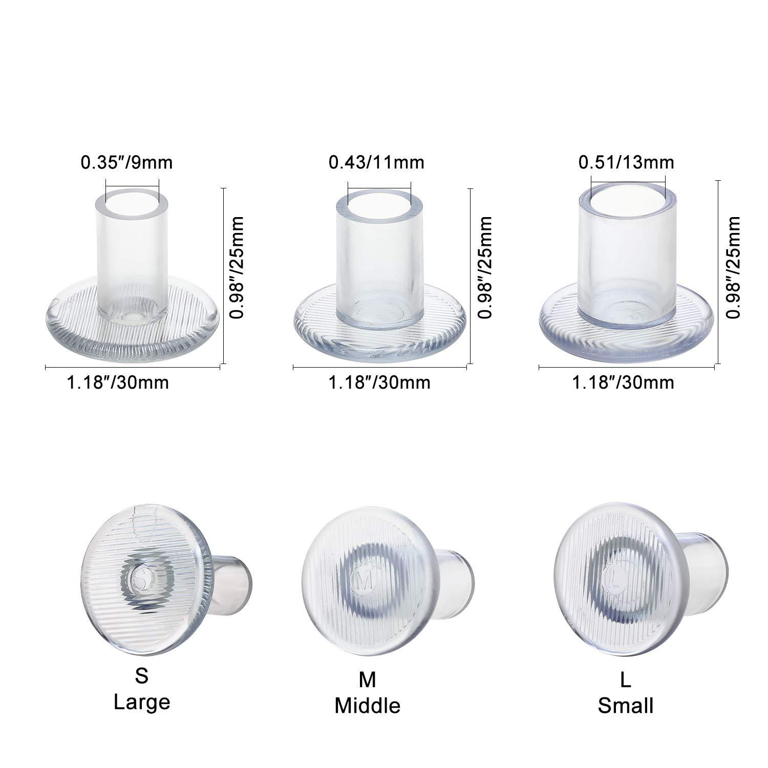 OOTSR OOTSR High Heel Protectors,High Heel Stoppers For Any Weddings&Outdoor Events Protecting Shoe Heels,Stop Sinking At Grass/Gravel/Bricks And Cracks(6 Pairs)