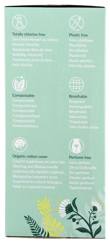Natracare Natracare Natural Curved Panty Liners - 30 Pack - Organic Cotton Cover - Chlorine Free