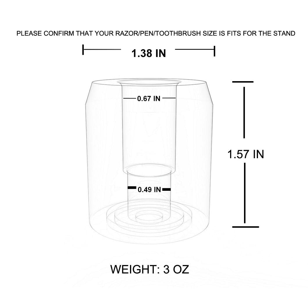 DEDGE Dedge Alloy Safety Razor Holder Stand for Safety Razor (Razor not included)