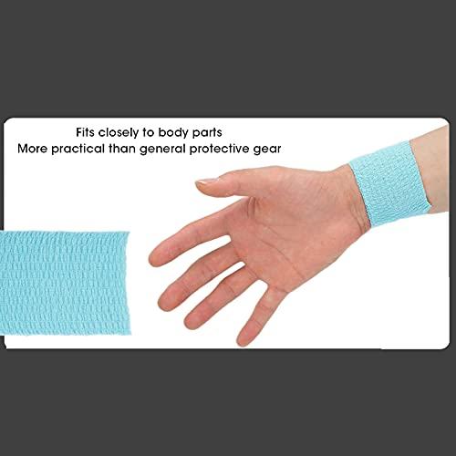 Sojare Elastic Self Adherent Bandage, Reduce Swelling Thin Adhesive Wrap Tape for Wrist for Ankle(blue)