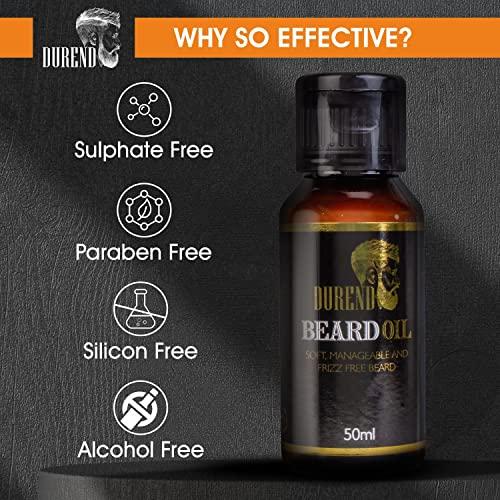 Holy Herbs Holy Herbs Durend Beard growth oil for Men, For Long Beard, For thicker beard, For Patchy, Uneven Beard, For fast beard growth, For beard care, No Side Effect, 50ml